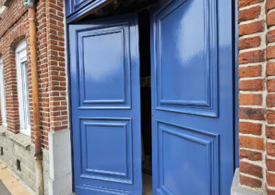 Peinture porte de garage la madeleine